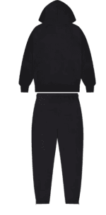 New Shooters Arch Panel Hooded Tracksuit Black-1