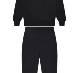 New Shooters Arch Panel Hooded Tracksuit Black-1