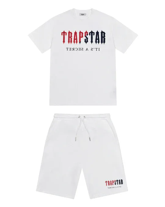 chenille-decoded-short-set-white-red