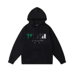 its-a-secret-green-gray-logo-black-trapstar-hoodie