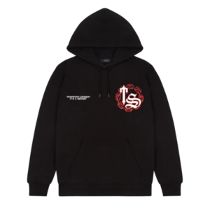 new-chain-script-hoodie-black